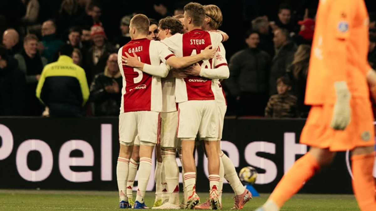 AFC Ajax&nbsp;mengalahkan Sparta Rotterdam, Minggu 15 Maret 2026.