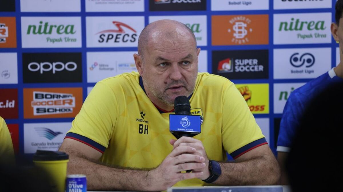 Bojan Hodak, pelatih Persib Bandung.