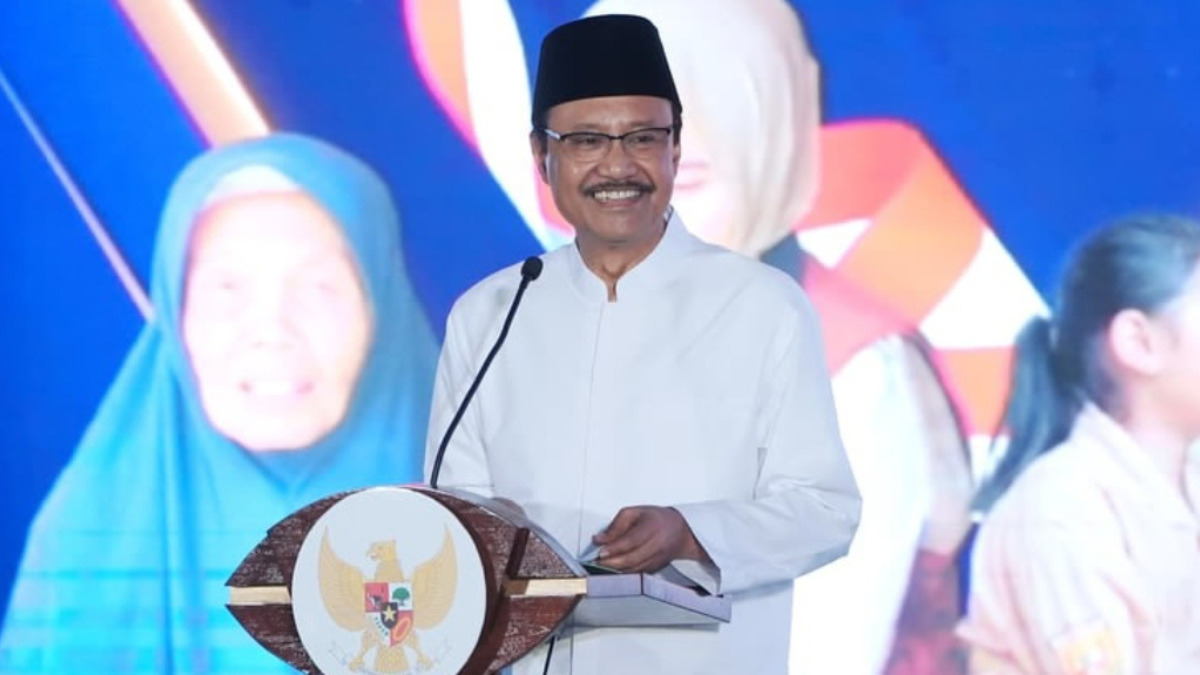 Menteri Sosial Saifullah Yusuf menghadiri kegiatan kolaborasi program prioritas presiden untuk pemutakhiran DTSEN di Purwakarta.