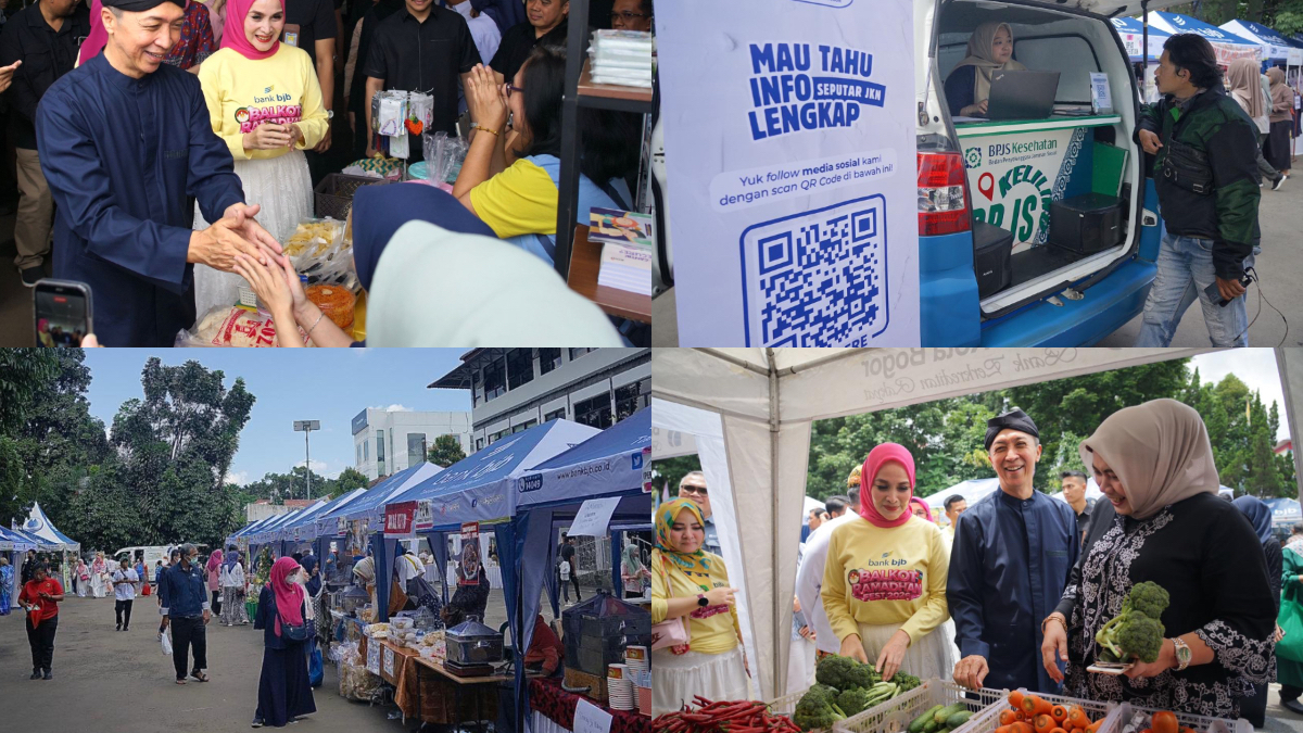 Keseruan Balkot Ramadhan Festival di Kota Bogor dengan puluhan UMKM.