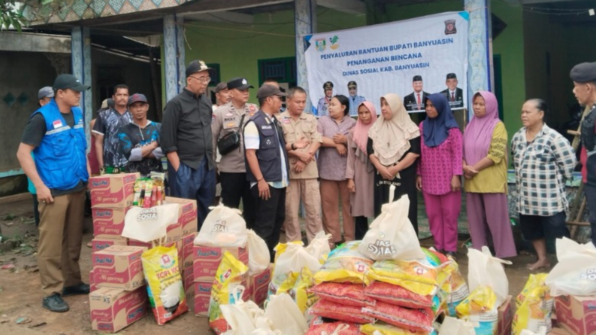 Ilustrasi penyaluran bansos PKH dan BPNT kepada KPM
