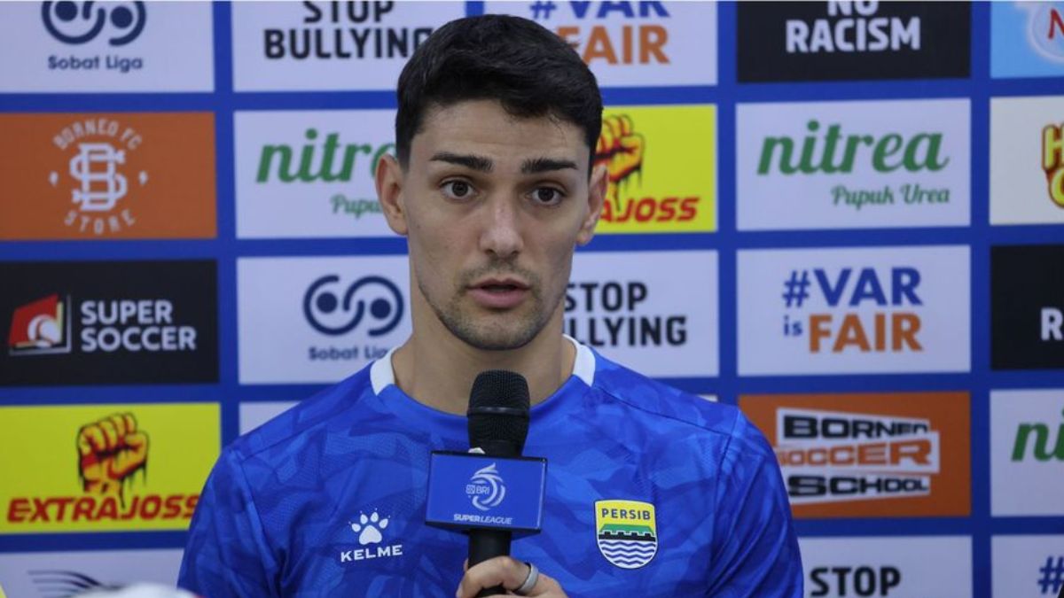 Federico Barba, bek andalan Persib Bandung.