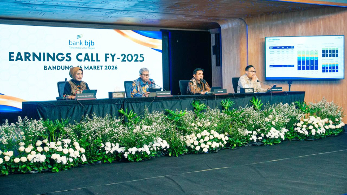 Paparan kinerja Earning Call Full Year (FY) 2025 bank bjb digelar Senin, 16 Maret 2026.