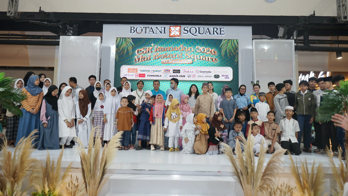 Santunan anak yatim digelar Botani Square pada Ramadhan 1447 Hijriah.