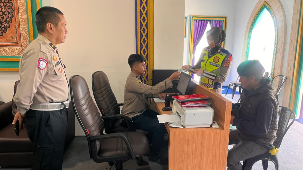 Polres Bogor menghadirkan layanan SPKT di Pos Terpadu Hoegeng Gadog.