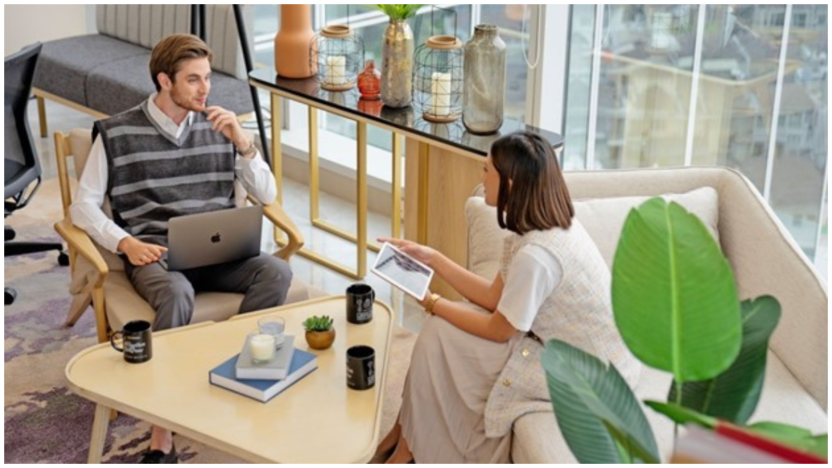 Ilustrasi Virtual Office 