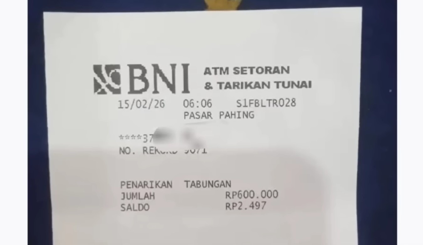 Salah satu KPM mengaku menerima pencairan bansos pada Sabtu, 15 Maret 2026 lalu