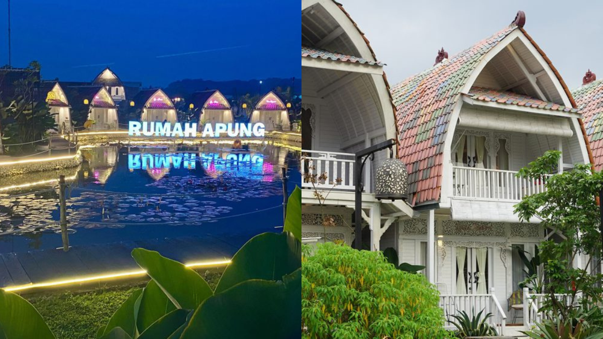 D'Sawah Resort, Rumah Apung di Bogor, Jawa Barat.