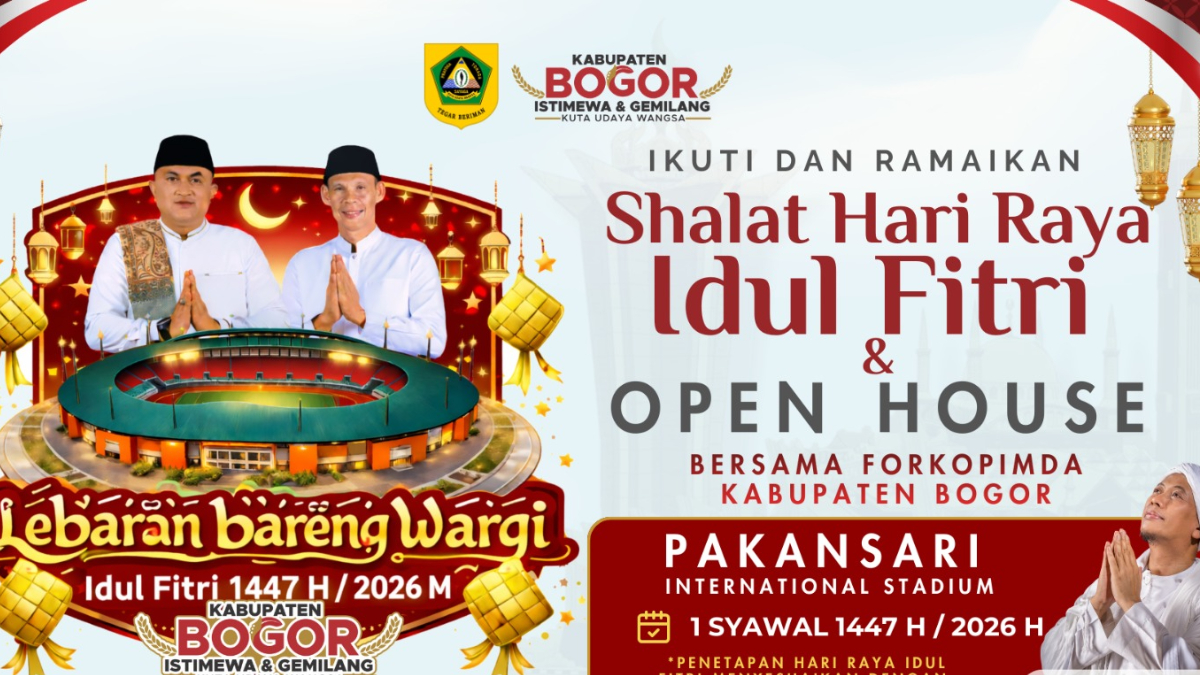 Lebaran Bareng Wargi yang digelar Pemkab Bogor menghadirkan penyanyi Opick.
