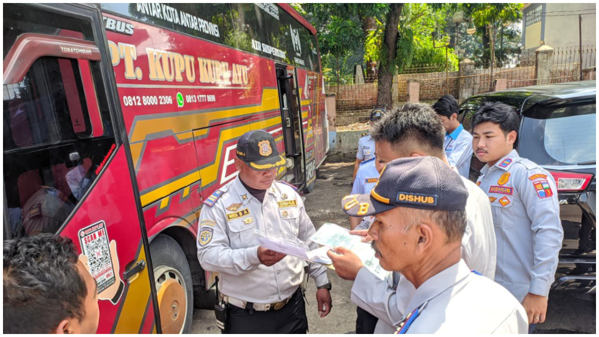 Ram Check di Terminal Baranangsiang Kota Bogor. 