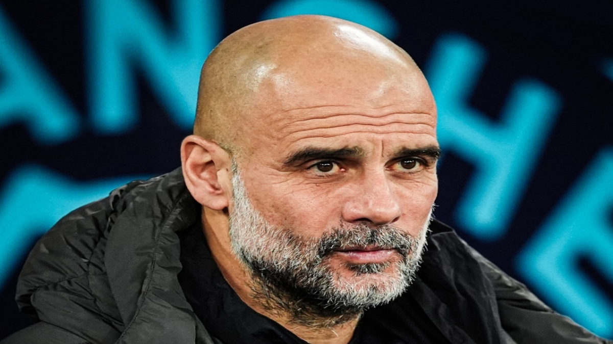 Pep Guardiola, pelatih Manchester City.