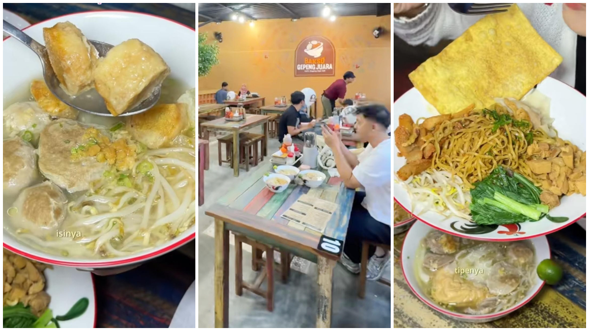 Bakso Gepeng Juara Bogor, rekomendasi tempat kumpul yang cocok dinikmati bersama keluarga. 