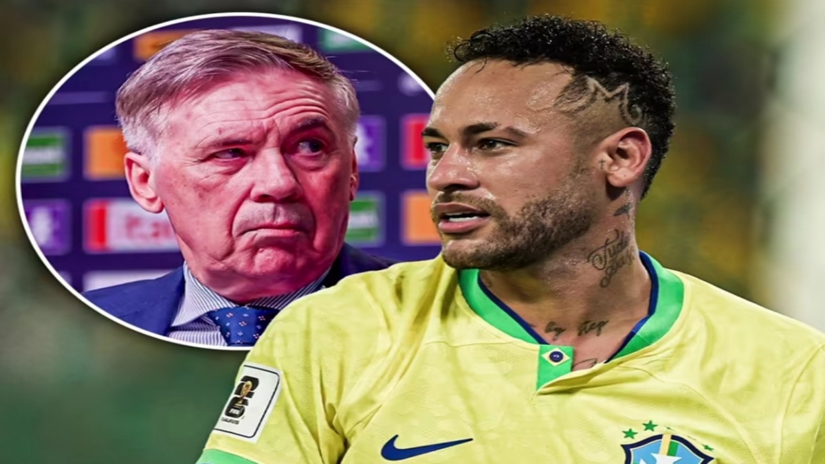 Ilustrasi Neymar dicoret Carlo Ancelotti dari Timnas Brazil jelang Piala Dunia 2026.