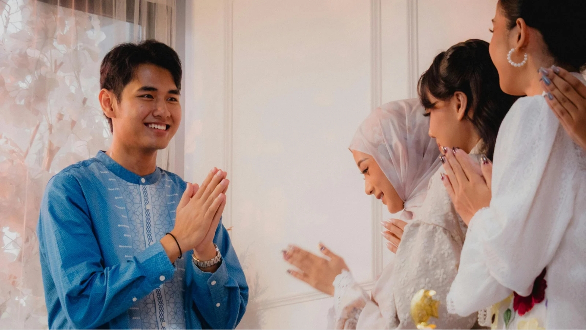 Ilustrasi perayaan Lebaran Idul Fitri