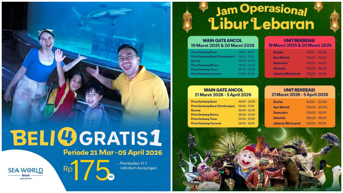Unggahan resmi Sea World Ancol. 