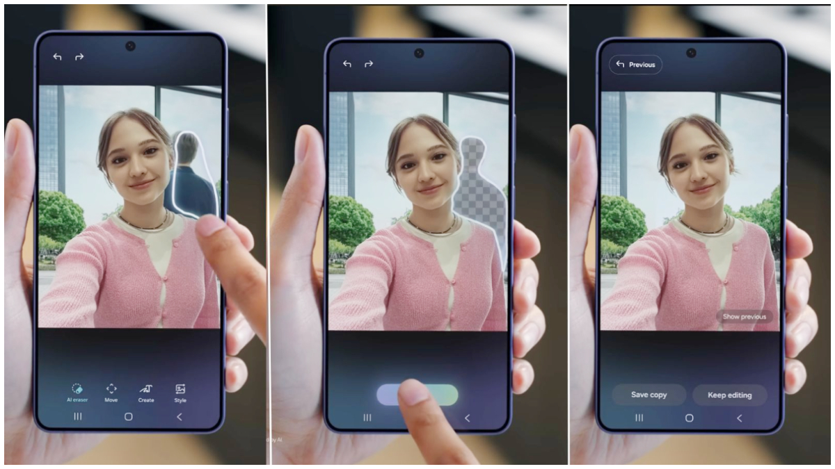Cara membuat kartu ucapan dengan fitur Creative Studio berbasis Galaxy AI.