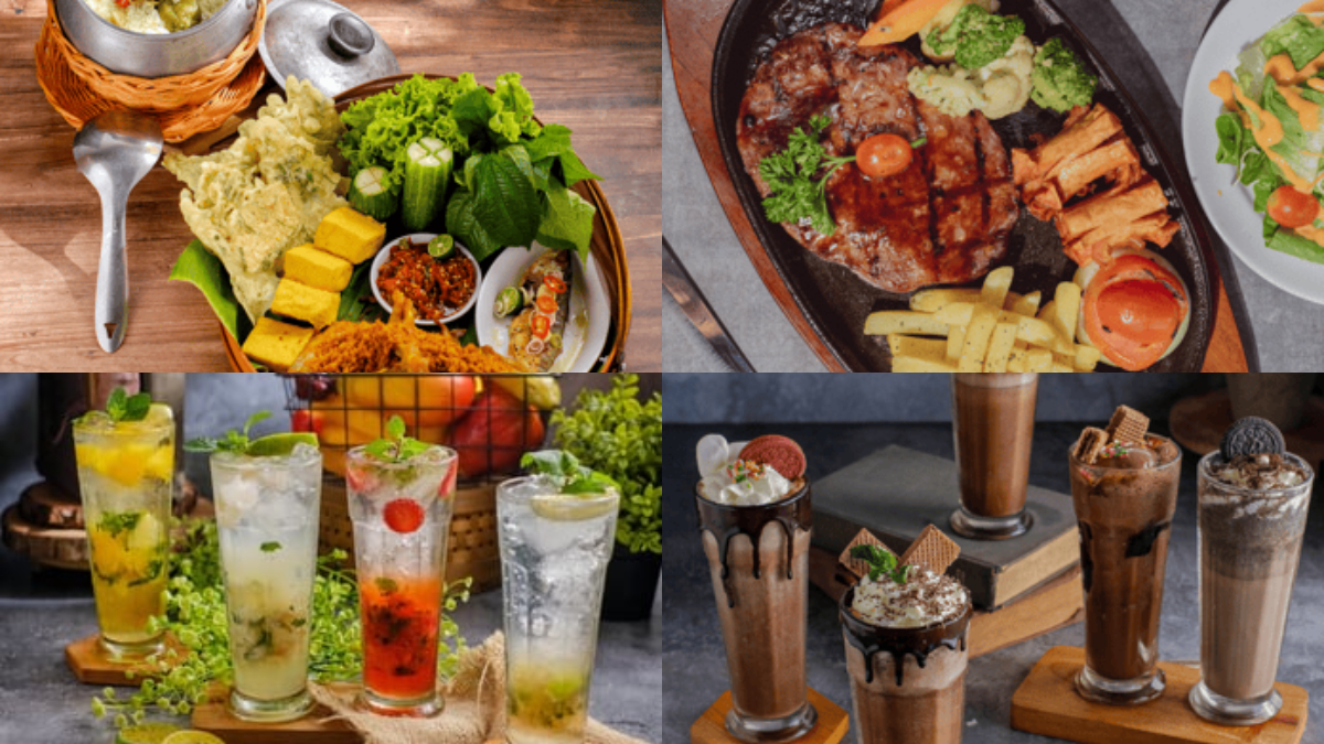 Menu kuliner di Liwet Asep Stroberi