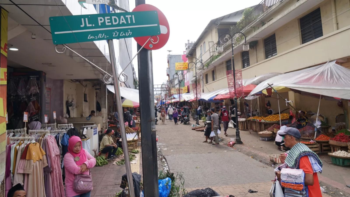 Ilustrasi: Lapak pedagang kaki lima atau PKL di kawasan Jalan Pedati Pasar Bogor.
