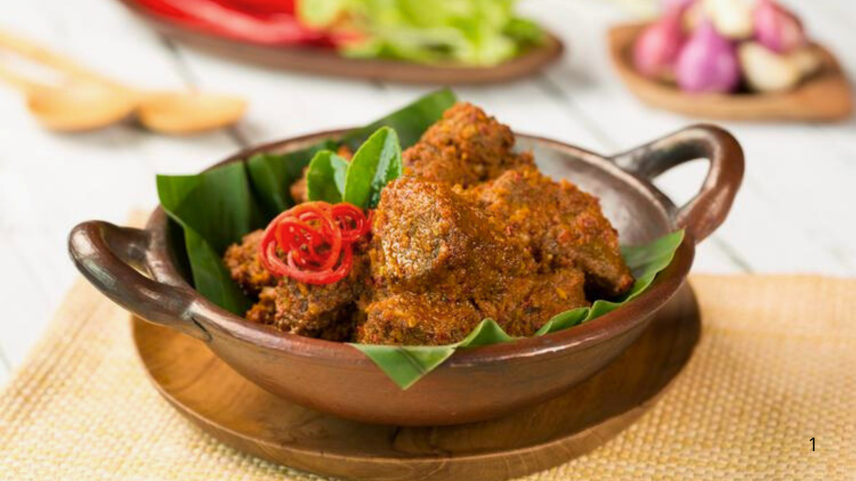 Ilustrasi rendang, rekomendasi sajian di momen libur lebaran 2026