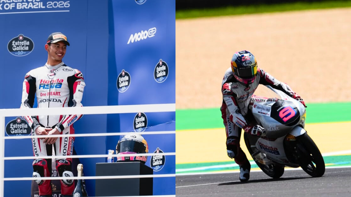 Veda Ega Pratama di Moto3 Grand Prix.