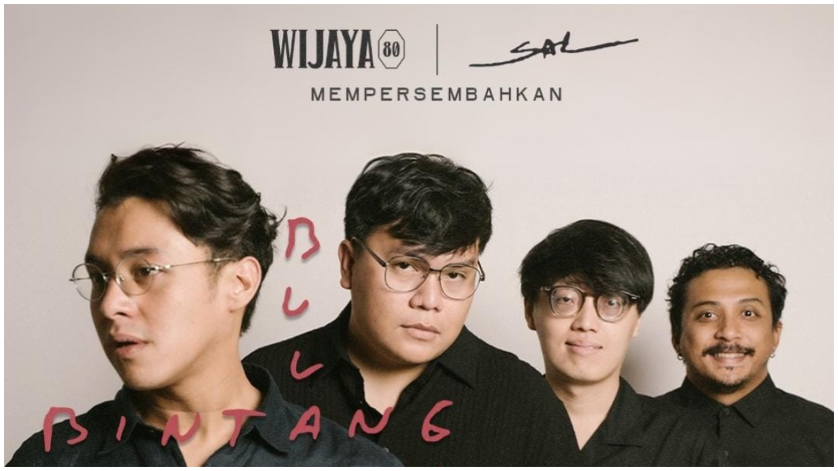 Wijaya80 dan Sal Priadi dalam kolaborasi lagu Bulan Bintang, Garis Menyilang. 