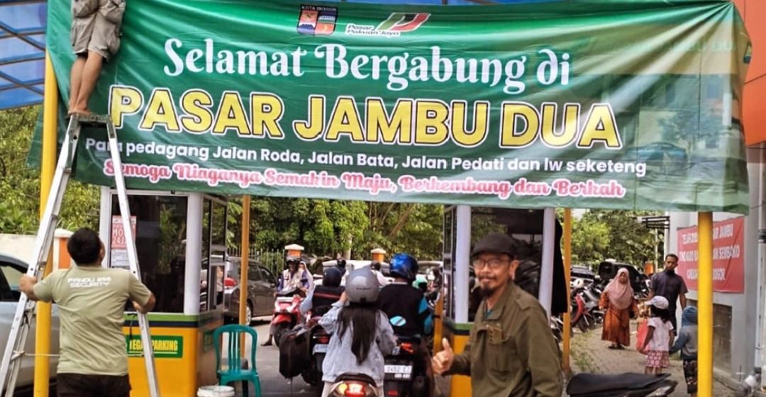 Pasar Jambu Dua jelang pemindahan PKL Suryakencana dari Pasar Bogor