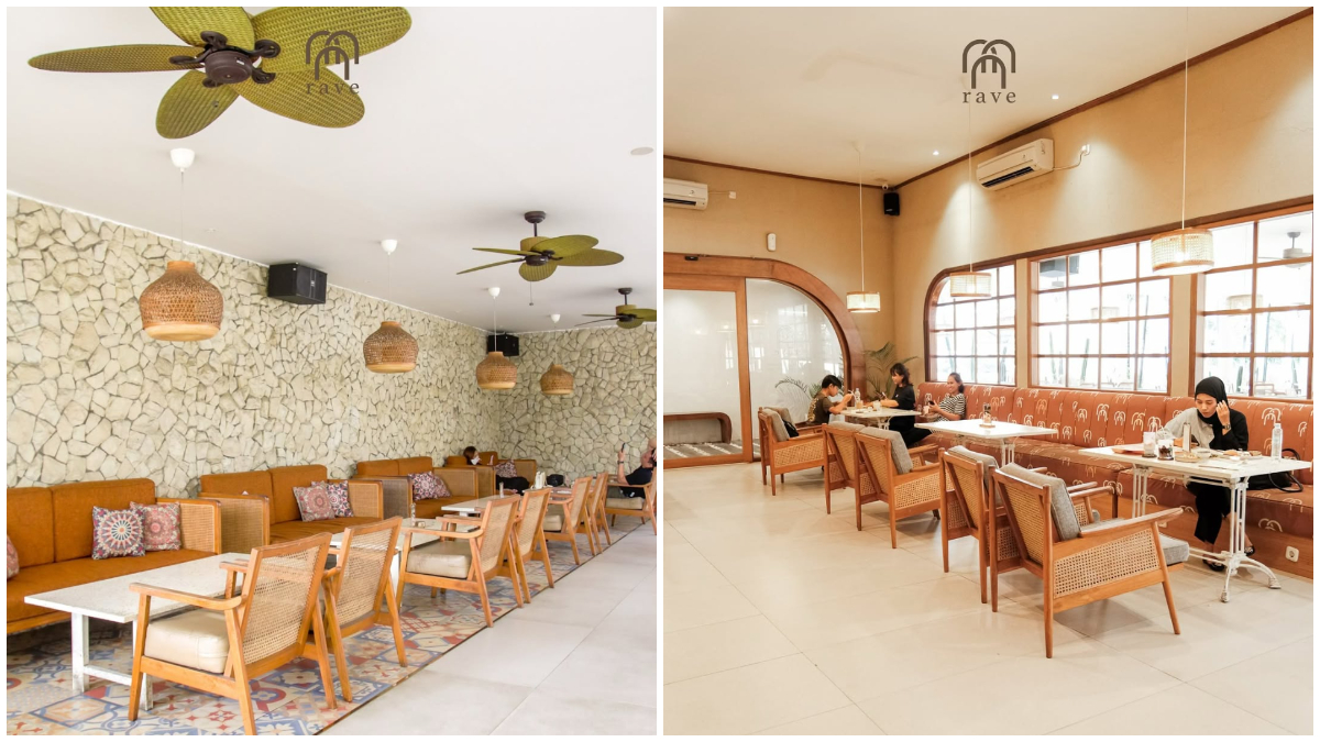 Suasana Cafe and Resto Rave Social Haus.&nbsp;