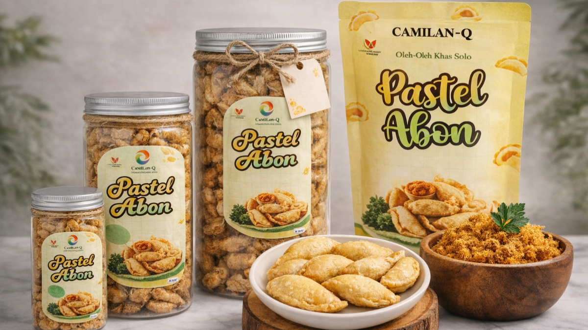 Pastel Abon CamilanQ&nbsp;yang berasal dari Surakarta, Jawa Tengah terus berkembang dan mendapat dukungan LinkUMKM BRI.