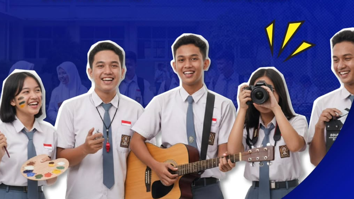 Ilustrasi siswa-siswi yang mendaftar UTBK SNBT 2026