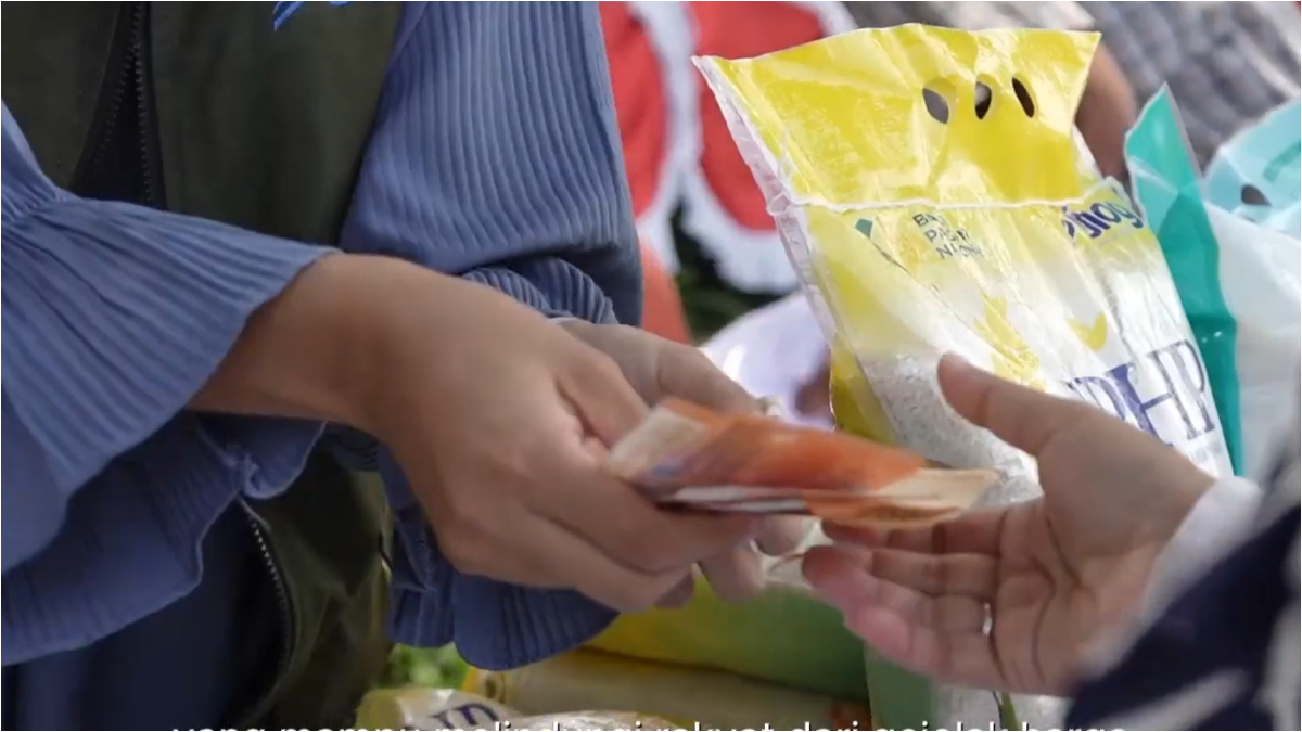 Ilustrasi penyaluran bansos