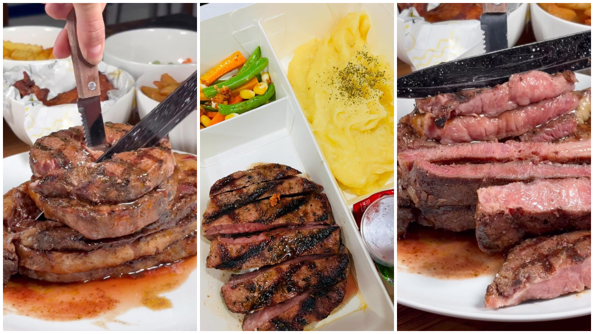 Steak premium harga kaki lima yang juicy.