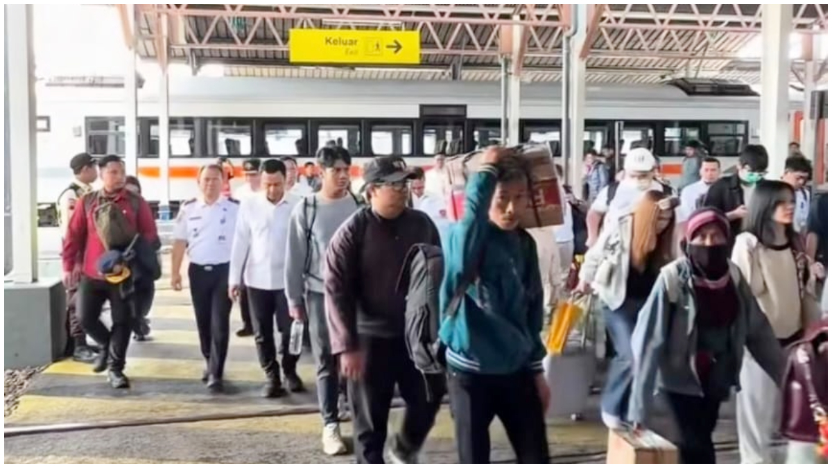 Kemenhub menyampaikan keselamatan penumpang arus balik Lebaran 2026. 