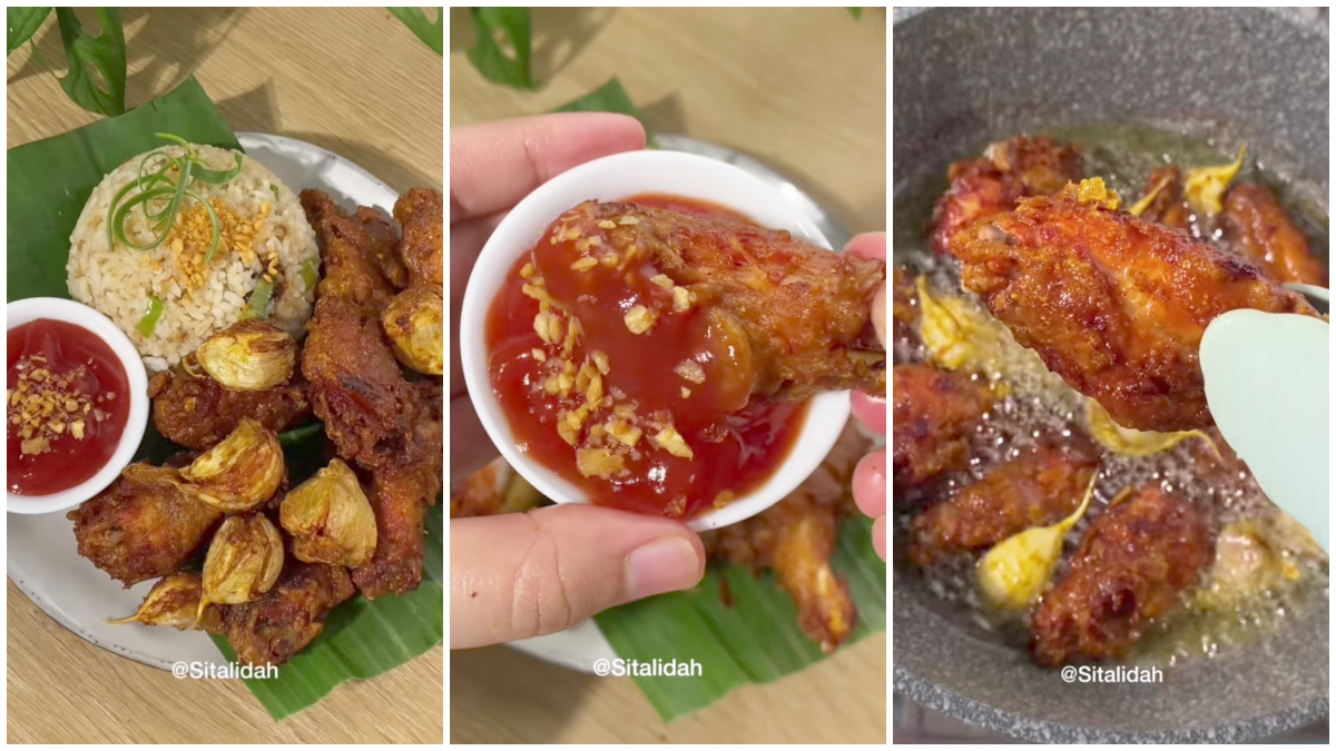 Olahan ayam bawang putih sederhana dengan bahan praktis, cocok jadi stok menu andalan anak kos. 