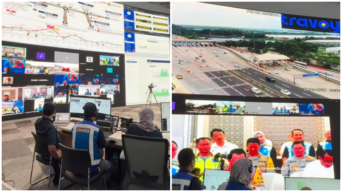 Kemenhub bersama pemangku kepentingan lainnya memantau arus balik Lebaran 2026. 