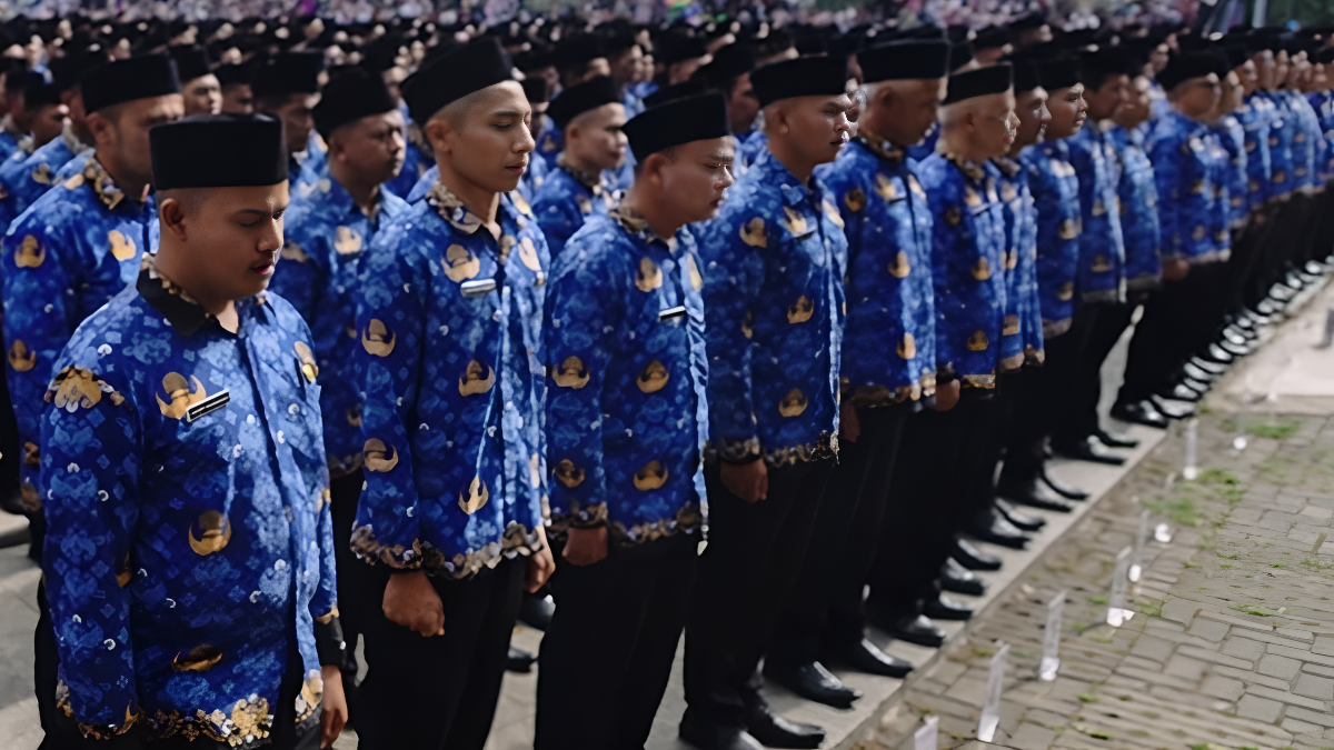 Ilustrasi ASN PPPK dan PNS