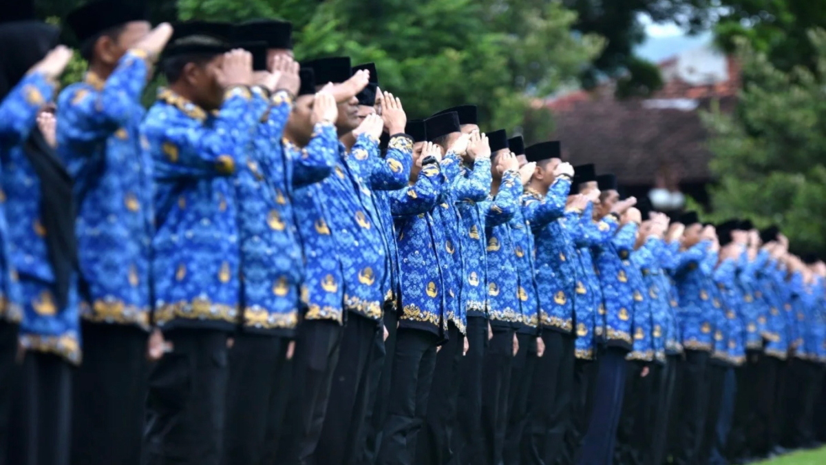 Ilustrasi ASN PPPK dan PNS