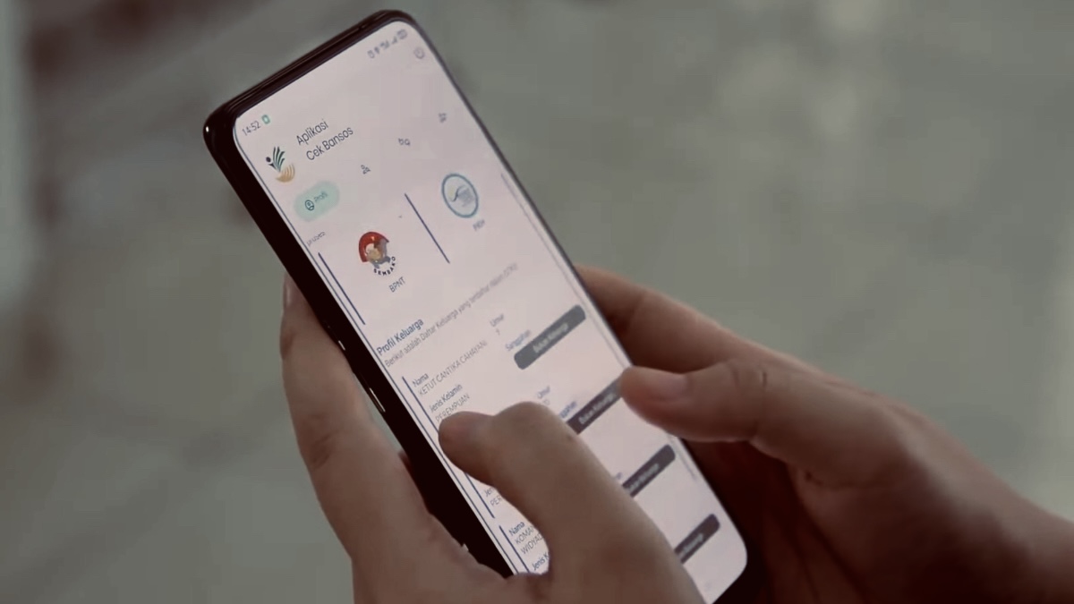 Ilustrasi Cek Bansos di Aplikasi