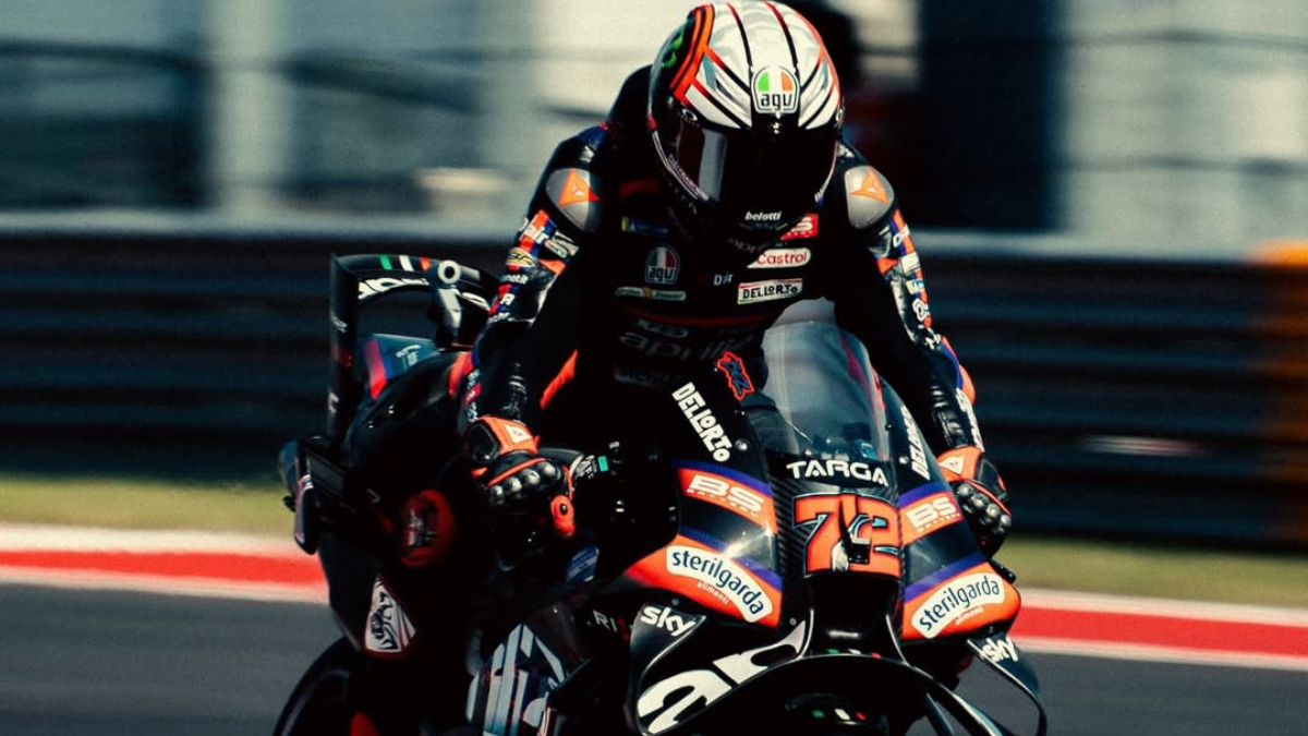 Bareng&nbsp;Aprilia Racing,&nbsp;Marco Bezzecchi&nbsp;raih kemenangan beruntun di awal musim MotoGP 2026.