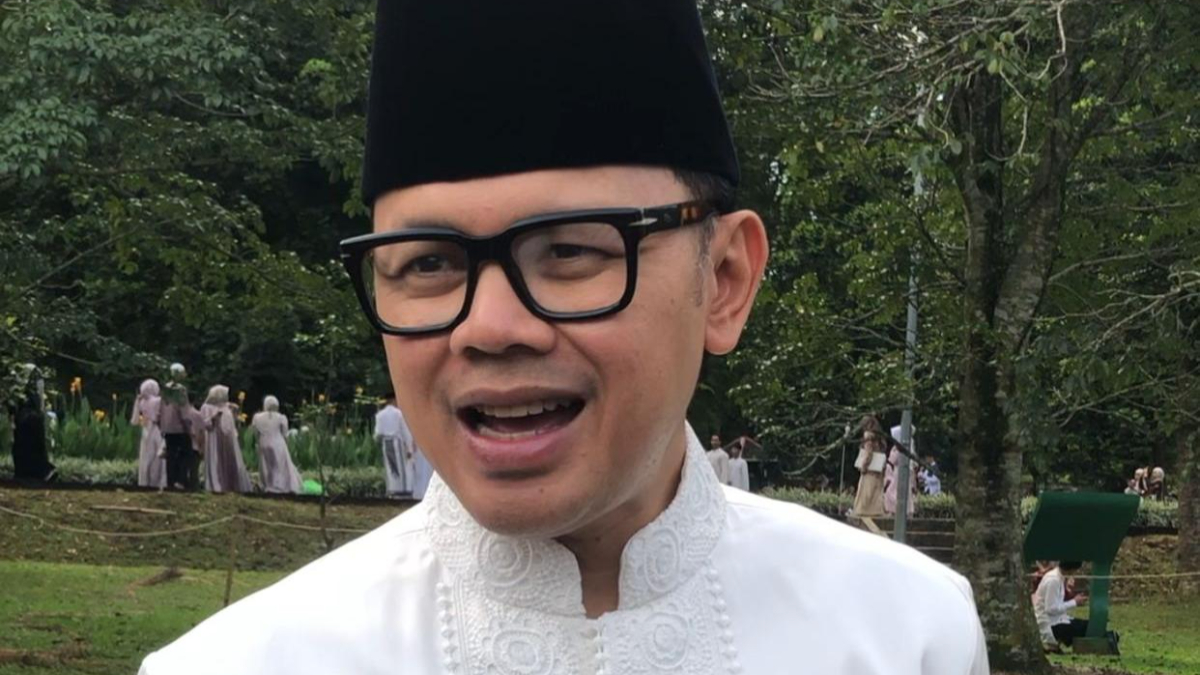 Ketua Umum PP ALTI, Bima Arya Sugiarto saat menyampaikan keterangan. 