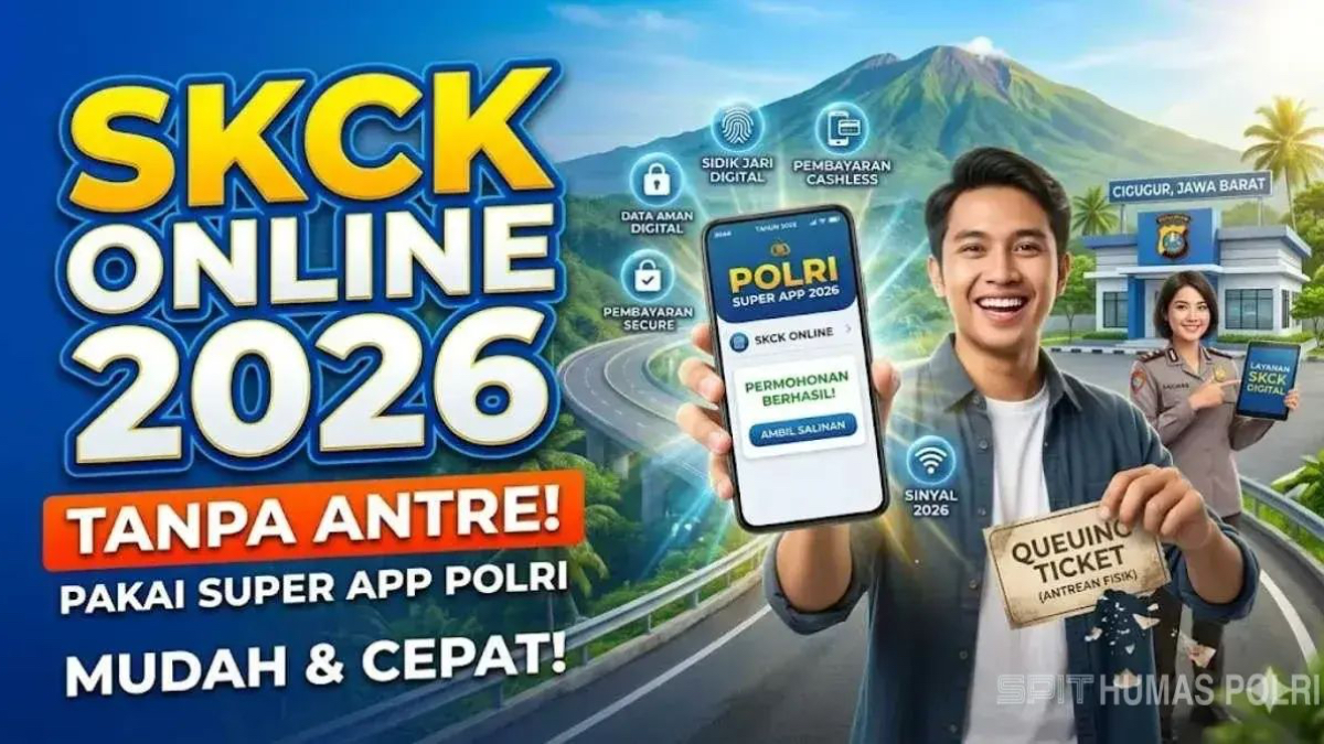 Urus SKCK kini bisa online dengan aplikasi.