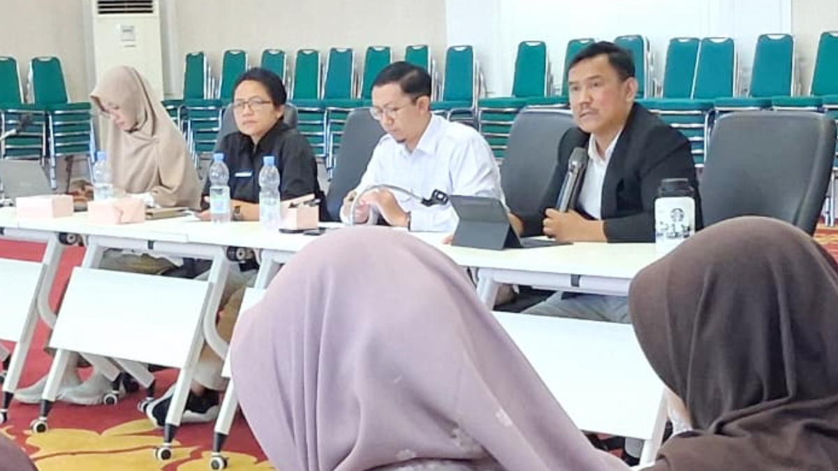 Balai POM Bogor saat melakukan advokasi program keterpaduan keamanan pangan tahun anggaran 2026 bersama OPD Kabupaten Bogor di Cibinong, Kabupaten Bogor, Selasa 31 Maret 2026.