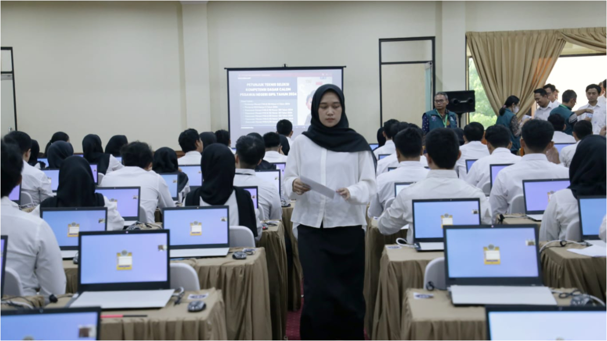 Ilustrasi pelaksanaan tes CAT CPNS 2026.