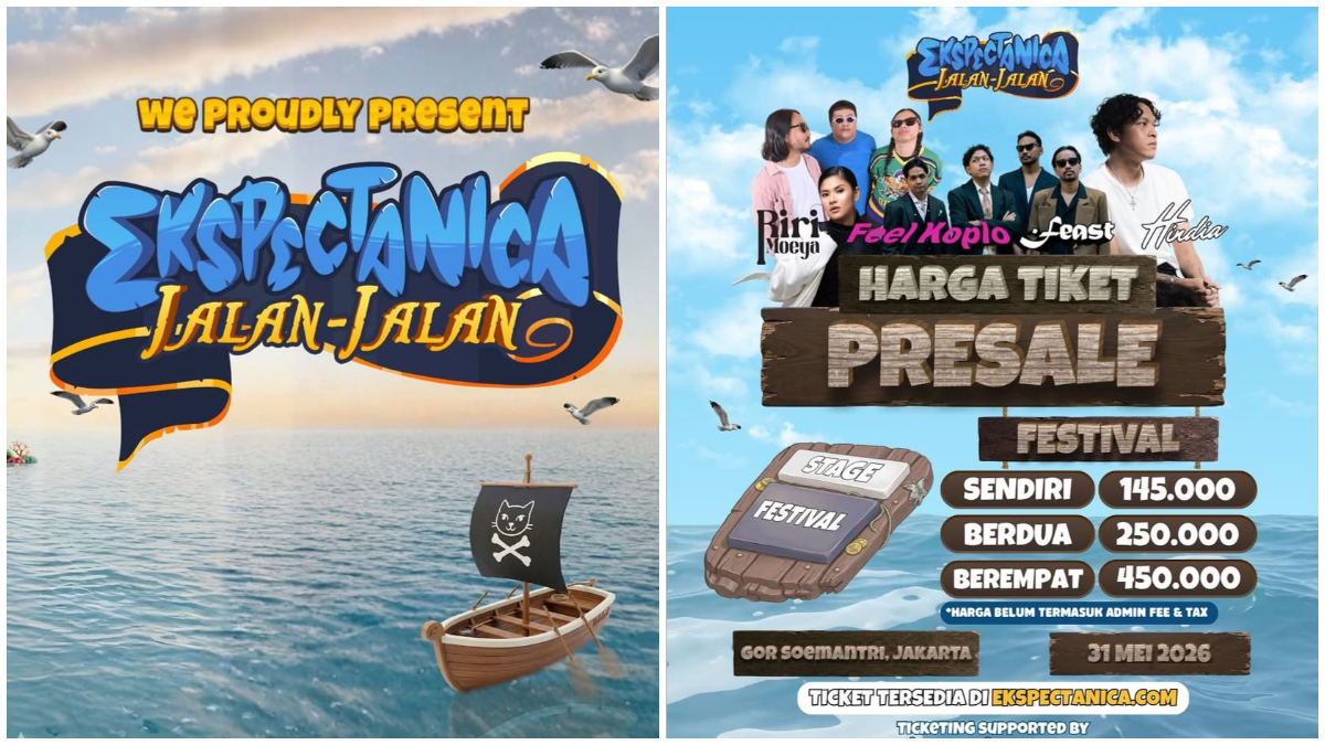 Unggahan promosi resmi Ekspectanica. 