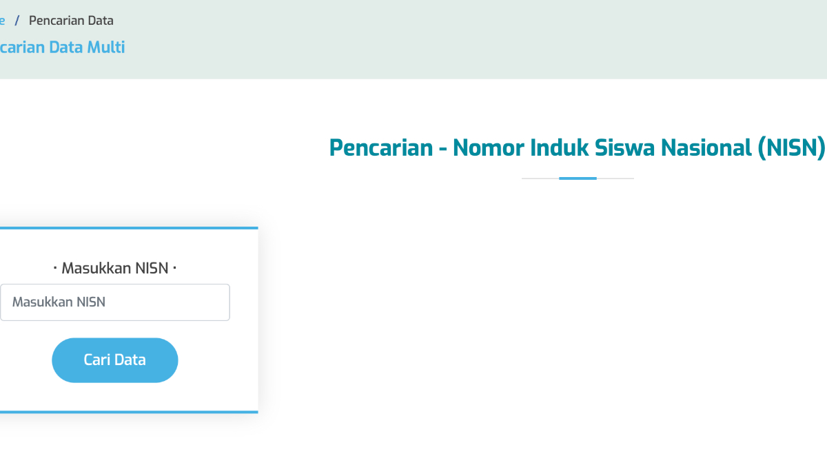 Panduan untuk siswa melihat NISN untuk beasiswa PIP.