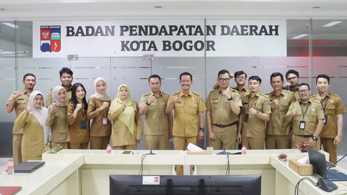 Badan Pendapatan Daerah (Bapenda) Kota Bogor menyampaikan realisasi pajak pada Triwulan I tahun 2026. Foto: Dok. Bapenda Kota Bogor