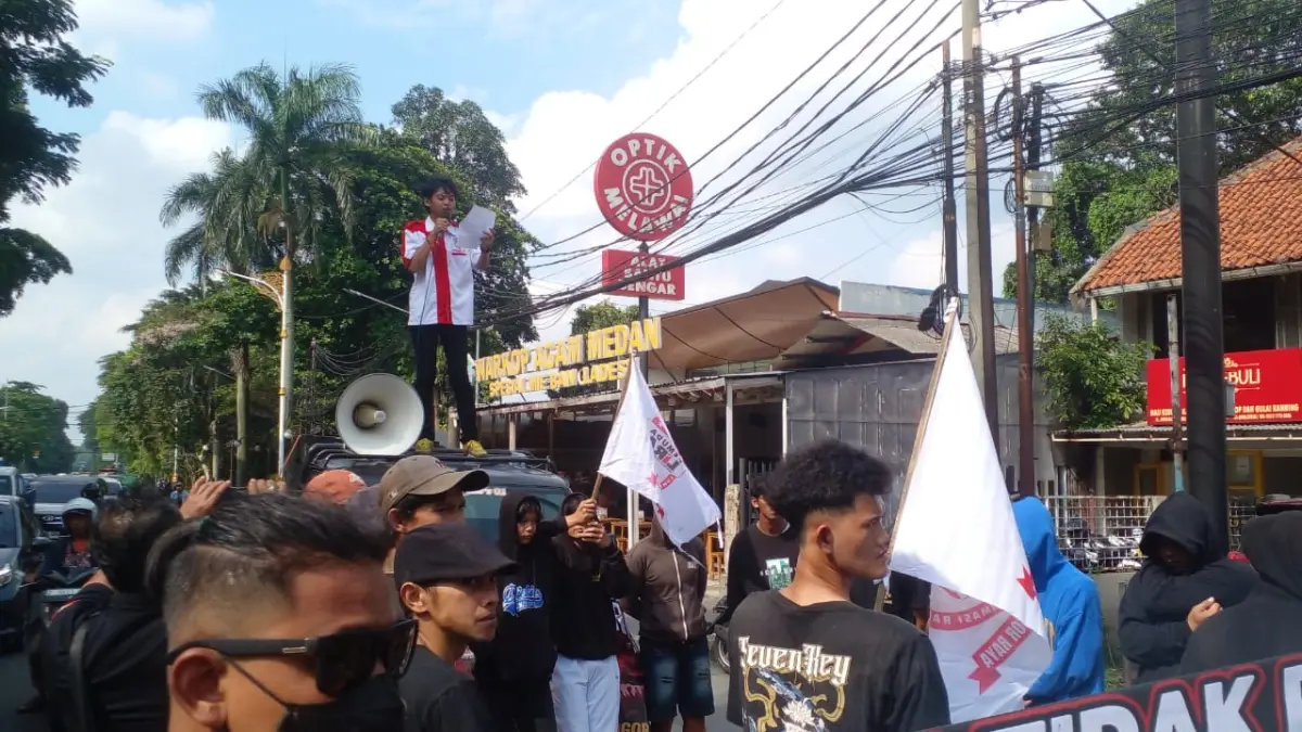 Ilustrasi: Pemuda Lira Bogor saat melakukan demonstrasi. (Foto: Pemuda Lira for Radar Bogor)