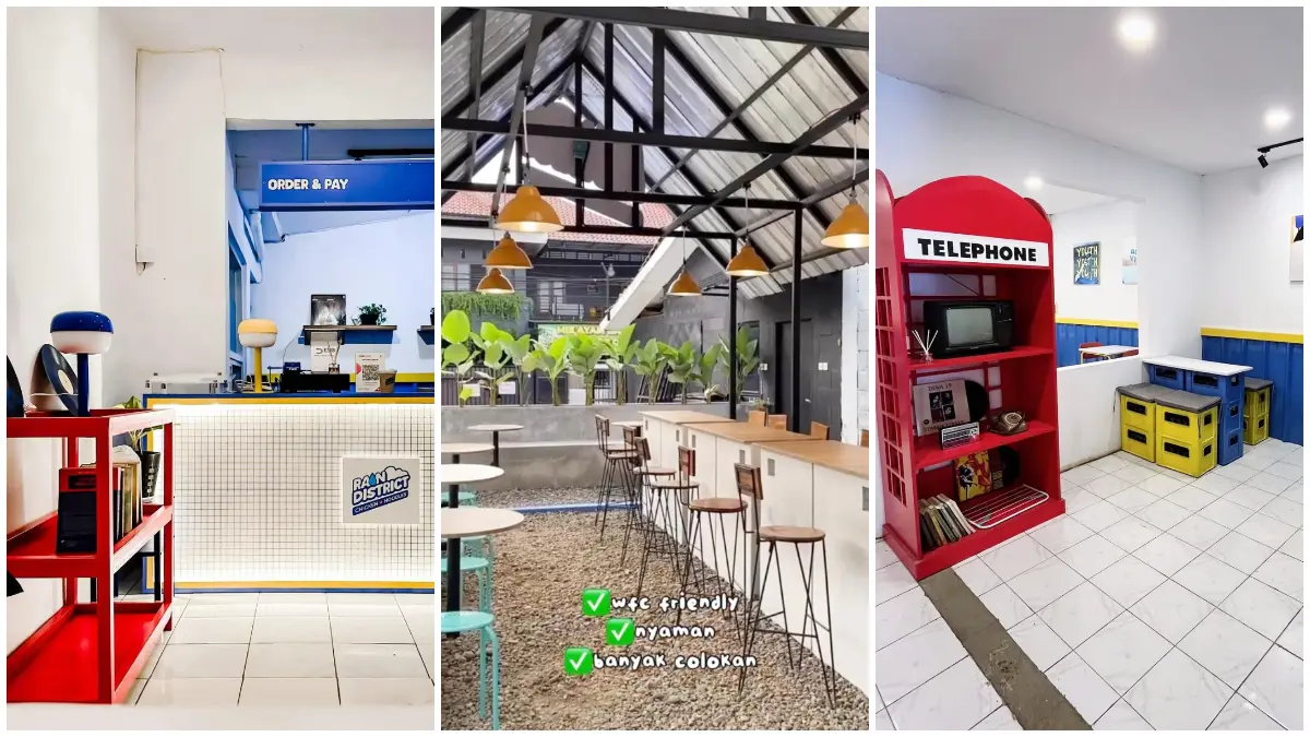 Suasana Rain District Cafe di Tegallega, Kota Bogor yang nyaman. (Foto : Instagram @ raindistrict)