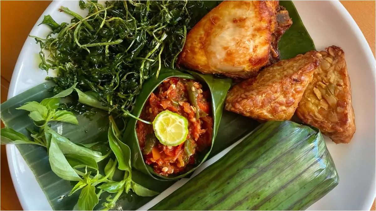 Ilustrasi Nasi Timbel M11 Kuliner Bogor/Instagram