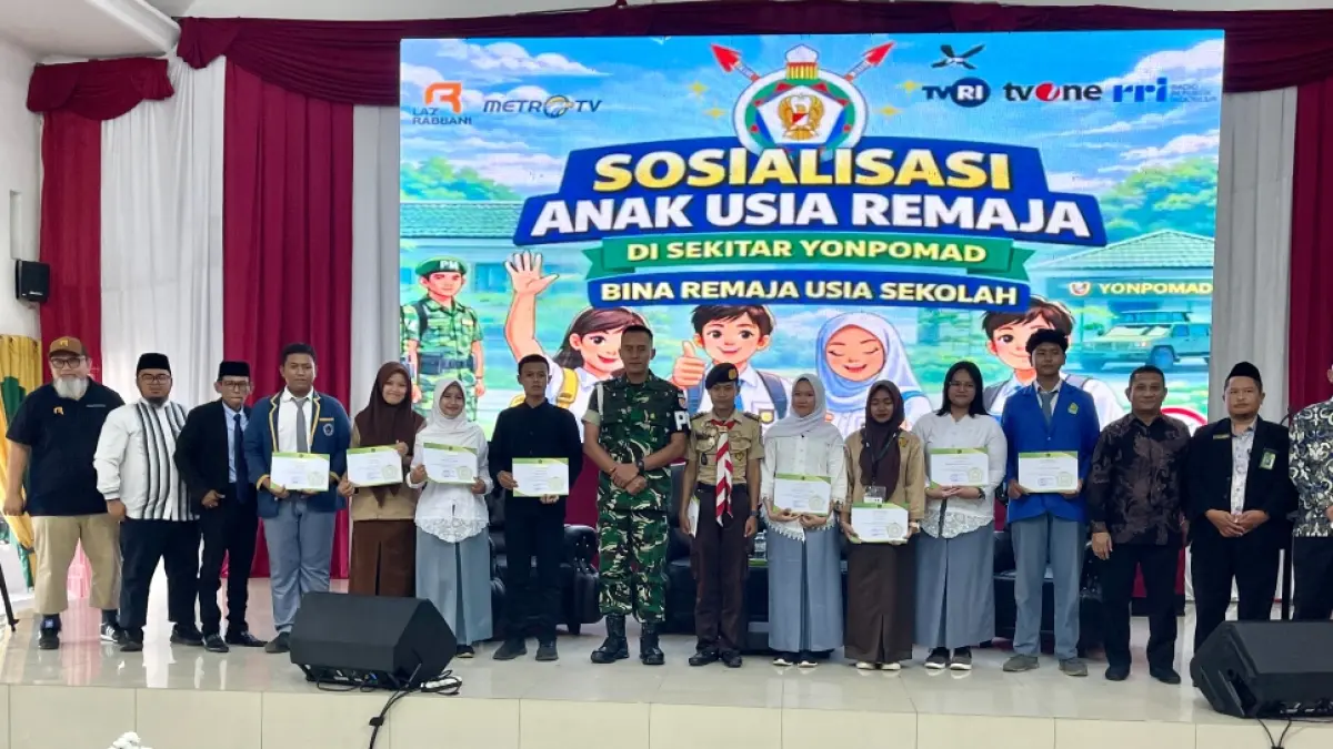 Kegiatan Bimbingan Remaja Usia Sekolah, di Mako Yonpomad Kamis 2 April 2026