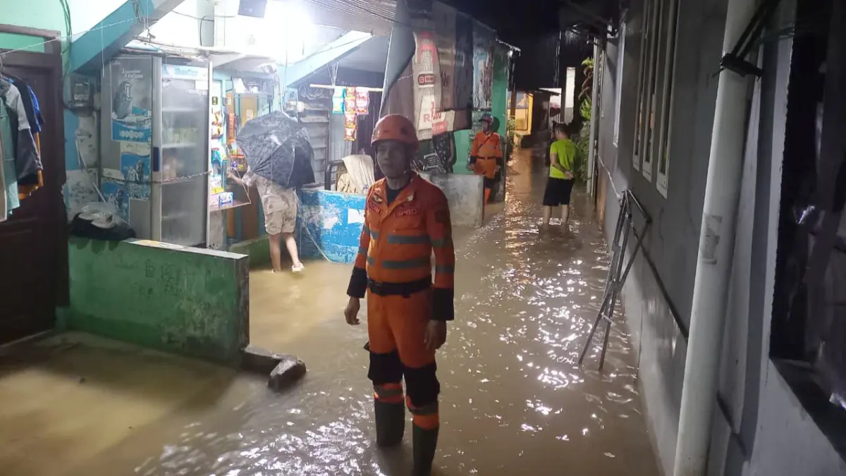Kondisi rumah warga yang terendam banjir di Cibuluh, Kota Bogor, Kamis, 2 April 2026. Foto: Dok. BPBD Kota Bogor
